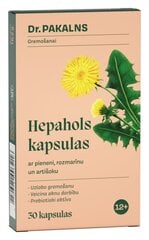 Dr. Pakalns HepaHols kaps. N30 cena un informācija | Vitamīni, preparāti, uztura bagātinātāji labsajūtai | 220.lv