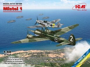 Līmējošais modelis ICM 48100 WWII German Composite Aircraft Mistel 1 1/48 cena un informācija | Līmējamie modeļi | 220.lv