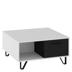 Kafijas galdiņš Boss - BOS-06 2D, balts/melns glancēts cena un informācija | Žurnālgaldiņi | 220.lv