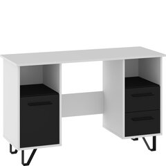 Компьютерный письменный стол BOS-01, Белый/черный глянцевый цена и информация | Компьютерные, письменные столы | 220.lv