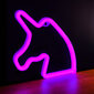 Forever Light neona sienas gaismeklis Unicorn Bat cena un informācija | Sienas lampas | 220.lv