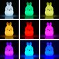 Severno bērnu galda lampa Rabbit LED USB cena un informācija | Lampas bērnu istabai | 220.lv