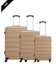 Большой чемодан DAVID JONES - GOLD LIGHT цена и информация | Чемоданы, дорожные сумки | 220.lv
