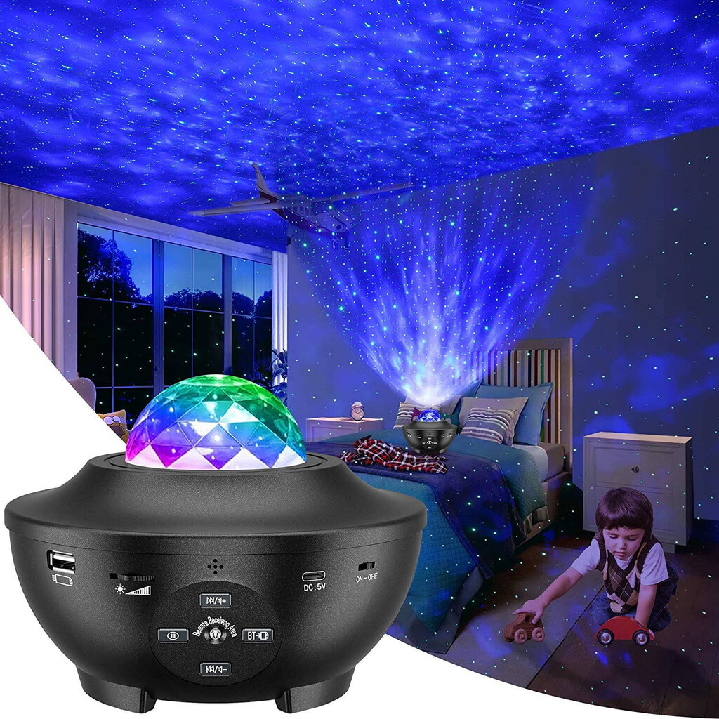 Zvaigžņu projektors - LED nakts gaisma cena un informācija | Svētku dekorācijas | 220.lv
