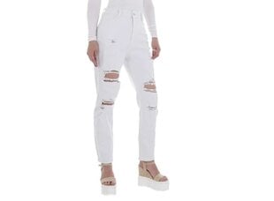 Sieviešu Relaxed Fit Laulia brīva piegriezuma džinsu bikses, baltas цена и информация | Джинсы | 220.lv