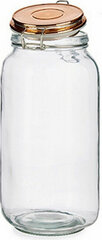 Vivalto Burka Hermētiski slēgts Varš Metāls Silikona 2,1 L 11,3 x 25,5 x 11,3 cm (24 gb.) cena un informācija | Trauki pārtikas uzglabāšanai | 220.lv