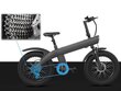 Elektriskais velosipēds HX Q3 Max, 20", pelēks, 750W, 13Ah cena un informācija | Elektrovelosipēdi | 220.lv