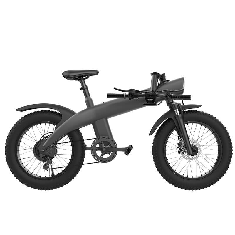 Elektriskais velosipēds HX Q3 Max, 20", pelēks, 750W, 13Ah cena un informācija | Elektrovelosipēdi | 220.lv