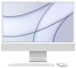 iMac 2021 Retina 4.5K 24" - M1 8C GPU / 8GB / 256 SSD (Atjaunots, stāvoklis kā jauns) cena un informācija | Stacionārie datori | 220.lv