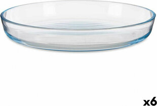Vivalto Trauks cepšanai Caurspīdīgs Borosilikāta glāze 31,5 x 5 x 31,5 cm (6 gb.) cena un informācija | Cepamais papīrs, trauki, formas | 220.lv