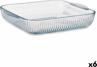 Vivalto Trauks cepšanai Caurspīdīgs Borosilikāta glāze 27,4 x 6 x 31,2 cm (6 gb.) цена и информация | Формы, посуда для выпечки | 220.lv