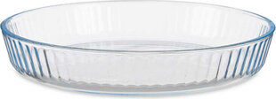 Vivalto Trauks cepšanai Caurspīdīgs Borosilikāta glāze 25,5 x 4,5 x 25,5 cm (6 gb.) cena un informācija | Cepamais papīrs, trauki, formas | 220.lv