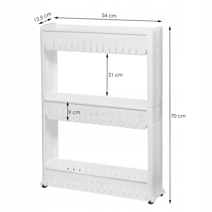 Vannas istabas plaukts Springos, 70x54x12,5 cm cena un informācija | Vannas istabas aksesuāri | 220.lv