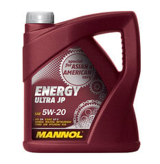 Масло моторное Mannol 7906 Energy Ultra JP 5W-20, 4 л цена и информация | Моторное масло | 220.lv