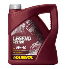 Масло моторное Mannol 7901 Legend+Ester 0W-40, 4 л цена и информация | Моторное масло | 220.lv