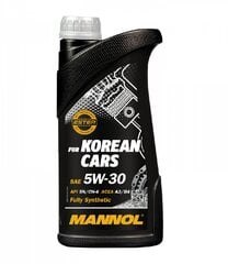 Масло моторное Mannol 7713 for Korean Cars 5W-30, 1л цена и информация | Моторное масло | 220.lv