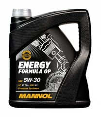 Масло моторное Mannol 7701-4 Energy Formula OP 5w30, 4л цена и информация | Моторное масло | 220.lv