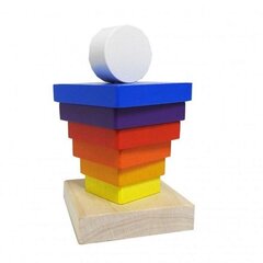Koka piramīdas EKO piramīda 18+ mēn. цена и информация | Развивающие игрушки | 220.lv