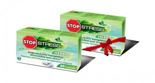 Stop Stress Herbal капсулы, N30 1+1 цена и информация | Витамины, пищевые добавки, препараты для хорошего самочувствия | 220.lv
