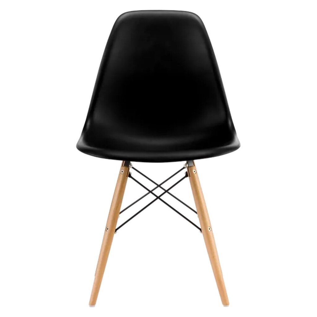 Krēsls DSW Viking, 44 x 46 x 81, melns cena un informācija | Virtuves un ēdamistabas krēsli | 220.lv