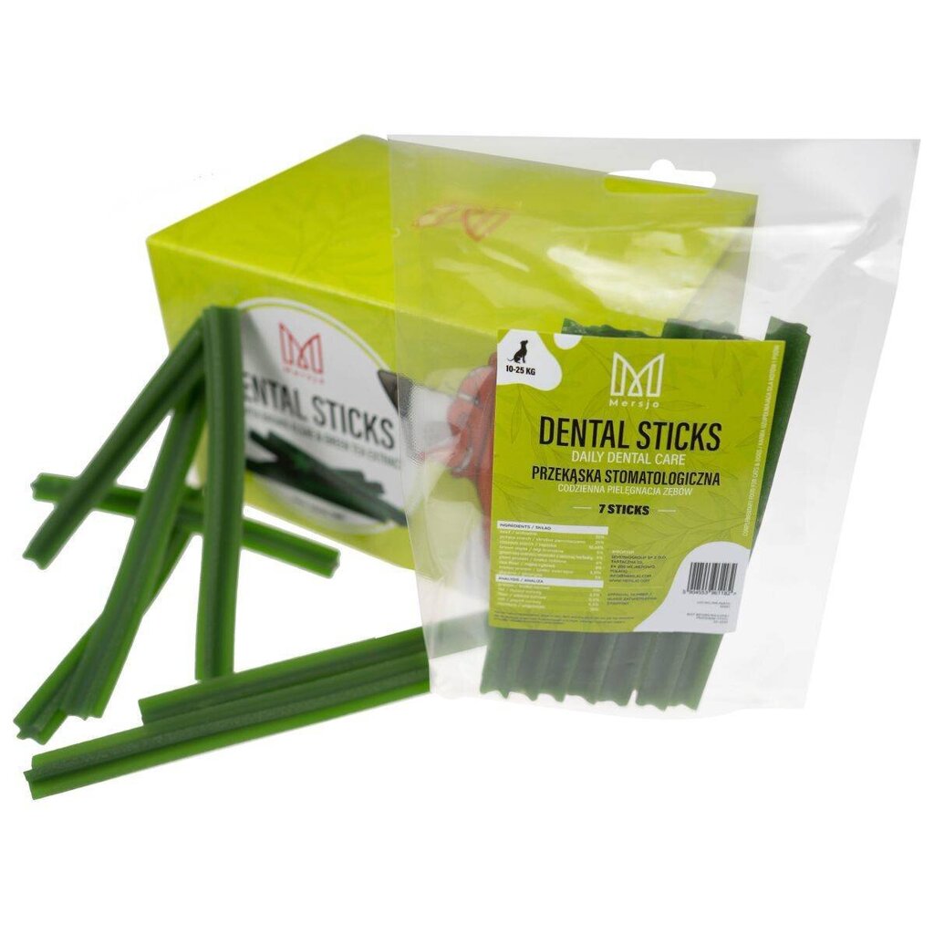 Zobu uzkoda suņiem Dental Sticks M (10-25kg) 28 gab. cena un informācija | Gardumi suņiem | 220.lv