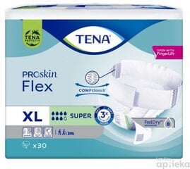 TENA Flex Super XL jostiņbikses N30 cena un informācija | Autiņbiksītes, higiēniskās paketes, vienreizlietojamie paladziņi pieaugušajiem | 220.lv