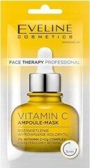 Маска для лица Eveline Vitamin C Ampoule Mask, 8 мл цена и информация | Маски для лица, патчи для глаз | 220.lv