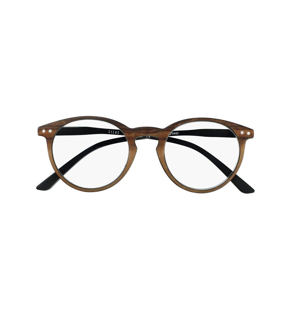 Brilles lasīšanai 7602 D1.25 Wood & Black cena un informācija | Brilles | 220.lv