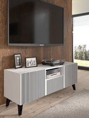 Тумба под телевизор Akl Furniture Ravenna, белая/черная цена и информация | Тумбы под телевизор | 220.lv