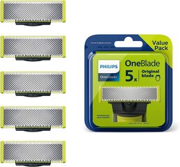 Насадка для Philips OneBlade QP250/50 Pack, 5 шт. цена и информация | Philips Аксессуары для бытовой техники | 220.lv