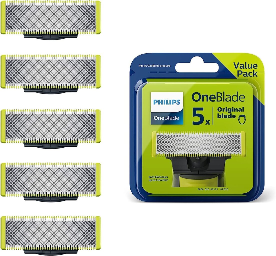 Philips OneBlade QP250/50 Pack цена и информация | Piederumi sadzīves tehnikai skaistumam | 220.lv