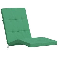 vidaXL dārza krēslu spilveni, 2 gab., oksforda audums, zaļi cena un informācija | Krēslu paliktņi | 220.lv
