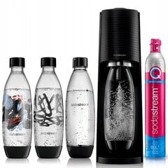 SodaStream melna + pudeles cena un informācija | Gāzētā ūdens aparāti | 220.lv