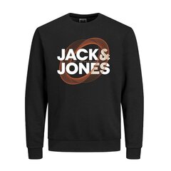 Bērnu Sporta Krekls bez Kapuča JCOLUCA Jack & Jones 12226492 Melns cena un informācija | Zēnu jakas, džemperi, žaketes, vestes | 220.lv