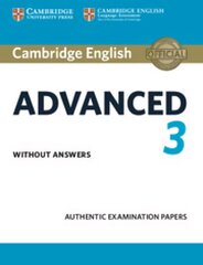 Cambridge English Advanced 3 Student's Book without Answers, Cambridge English Advanced 3 Student's Book without Answers цена и информация | Пособия по изучению иностранных языков | 220.lv