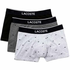 Apakšbikšu komplekts Lacoste Stretch 3 gab. cena un informācija | Vīriešu apakšbikses | 220.lv