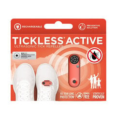 Tickless Active ultraskaņas repelenta ierīce, sarkana cena un informācija | Līdzekļi pret odiem un ērcēm | 220.lv