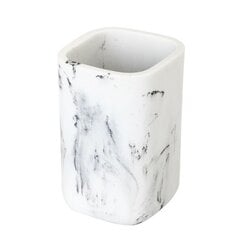 Līnija box zense bamboo: glāze zobu birstēm ar elegantu marmora krāsu dizainu цена и информация | Аксессуары для ванной комнаты | 220.lv