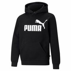 Толстовка с капюшоном детская Puma Essentials Big Logo Чёрный цена и информация | Свитеры, жилетки, пиджаки для мальчиков | 220.lv