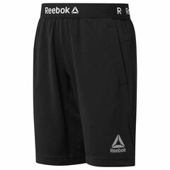 Детские спортивные штаны Reebok Чёрный цена и информация | Шорты для мальчиков | 220.lv
