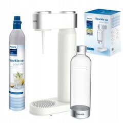 Gāzētā ūdens aparāts Philips Inox Add4902Wh/10 cena un informācija | Gāzētā ūdens aparāti | 220.lv