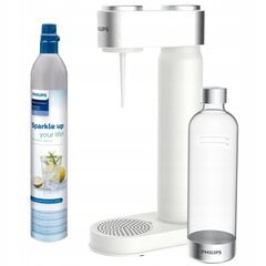 Gāzētā ūdens aparāts Philips Inox Add4902Wh/10 cena un informācija | Gāzētā ūdens aparāti | 220.lv
