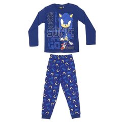 Pidžama zēniem Sonic, zila cena un informācija | Zēnu pidžamas, halāti | 220.lv