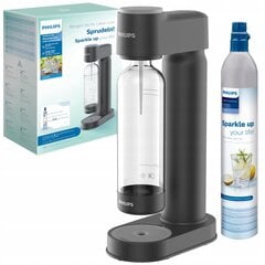 Gāzētā ūdens aparāts Philips ADD4901BK/10 melns цена и информация | Аппараты для газирования воды | 220.lv