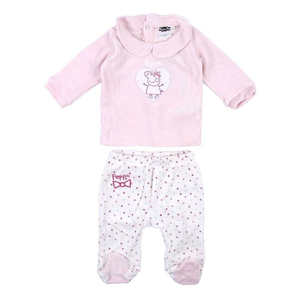 Drēbju komplekts Peppa Pig Rozā cena un informācija | Apģērbu komplekti jaundzimušajiem | 220.lv