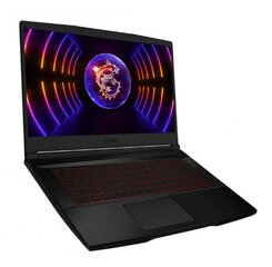 Notebook|MSI|Thin GF63 12VF|CPU i5-12450H|2300 MHz|15.6'';|1920x1080|RAM 16GB|DDR4|3200 MHz|SSD 512GB|NVIDIA GeForce RTX 4060|8GB|ENG|Windows 11 Home|Black|1.86 kg|GF63THIN12VF-272NL Portatīvais dators цена и информация | Ноутбуки | 220.lv