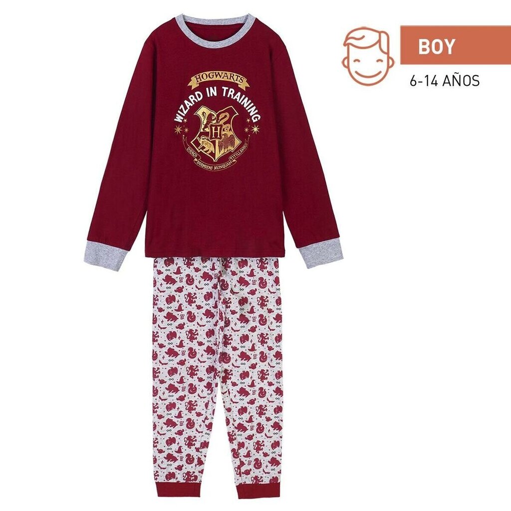 Pajama Bērnu Harry Potter Sarkans cena un informācija | Zēnu pidžamas, halāti | 220.lv