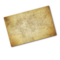 Tulup Griešanas dēlis, Sena pasaules karte, 80x52 cm cena un informācija | Griešanas dēlīši | 220.lv