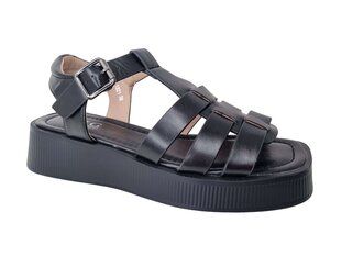 Sieviešu sandales YJG shoes, melnas. cena un informācija | Sieviešu sandales | 220.lv