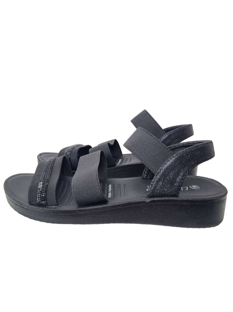 Sieviešu sandales Libra Pop, melnas. цена и информация | Sieviešu sandales | 220.lv